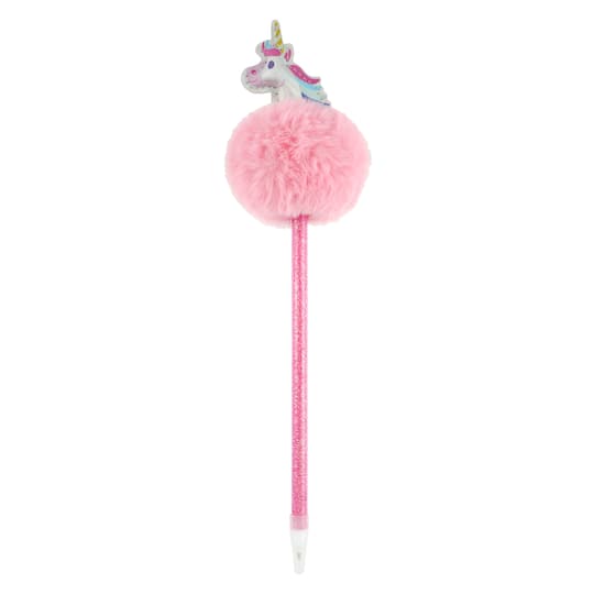 Pink Unicorn Pom Pom Novelty Pen by Creatology&#x2122;